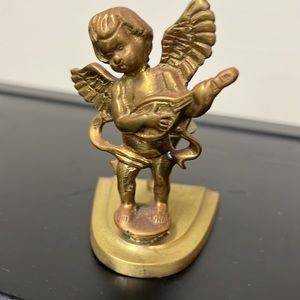 One Brass Candle Holder